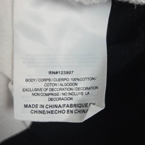 Sperry Mens Medium Stripe Long Sleeve Pocket T-Shirt Black and Off White - Picture 9 of 12